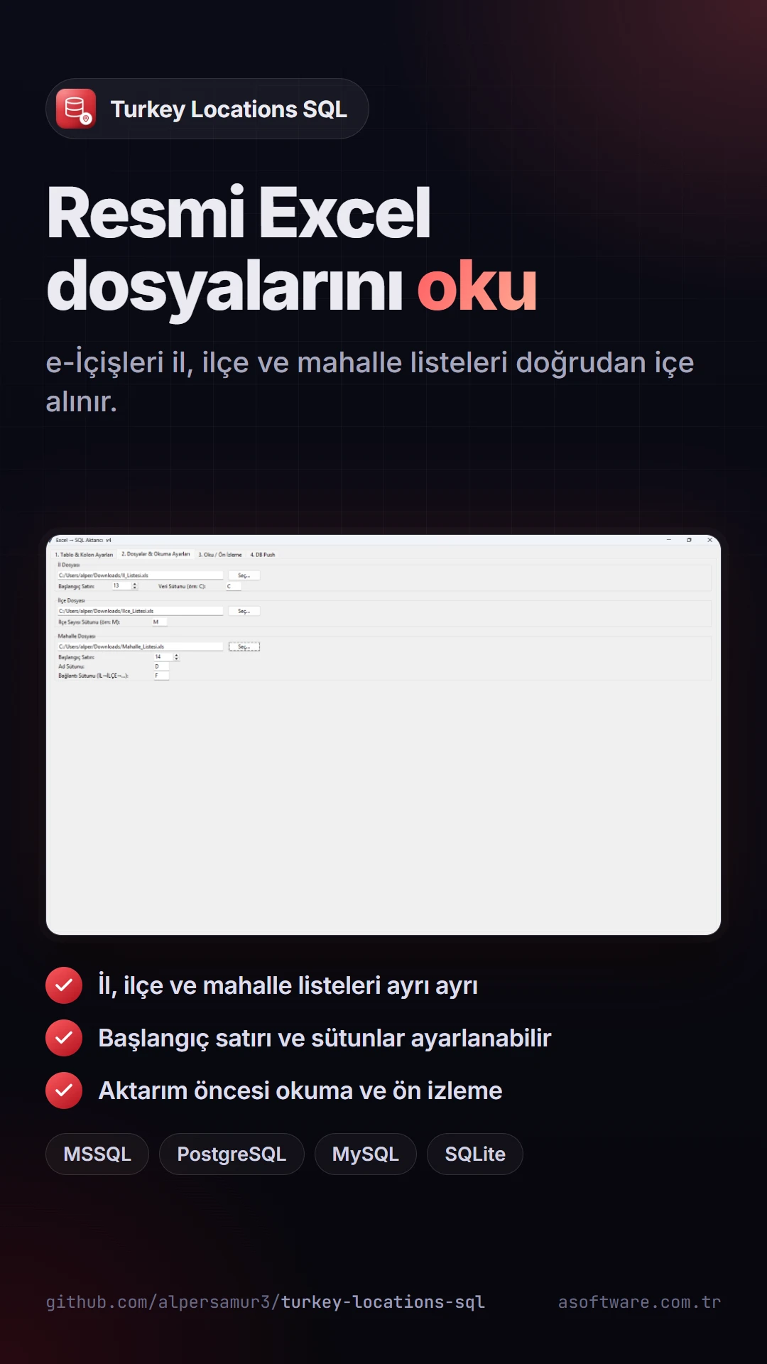 Turkey Locations SQL görüntü 2