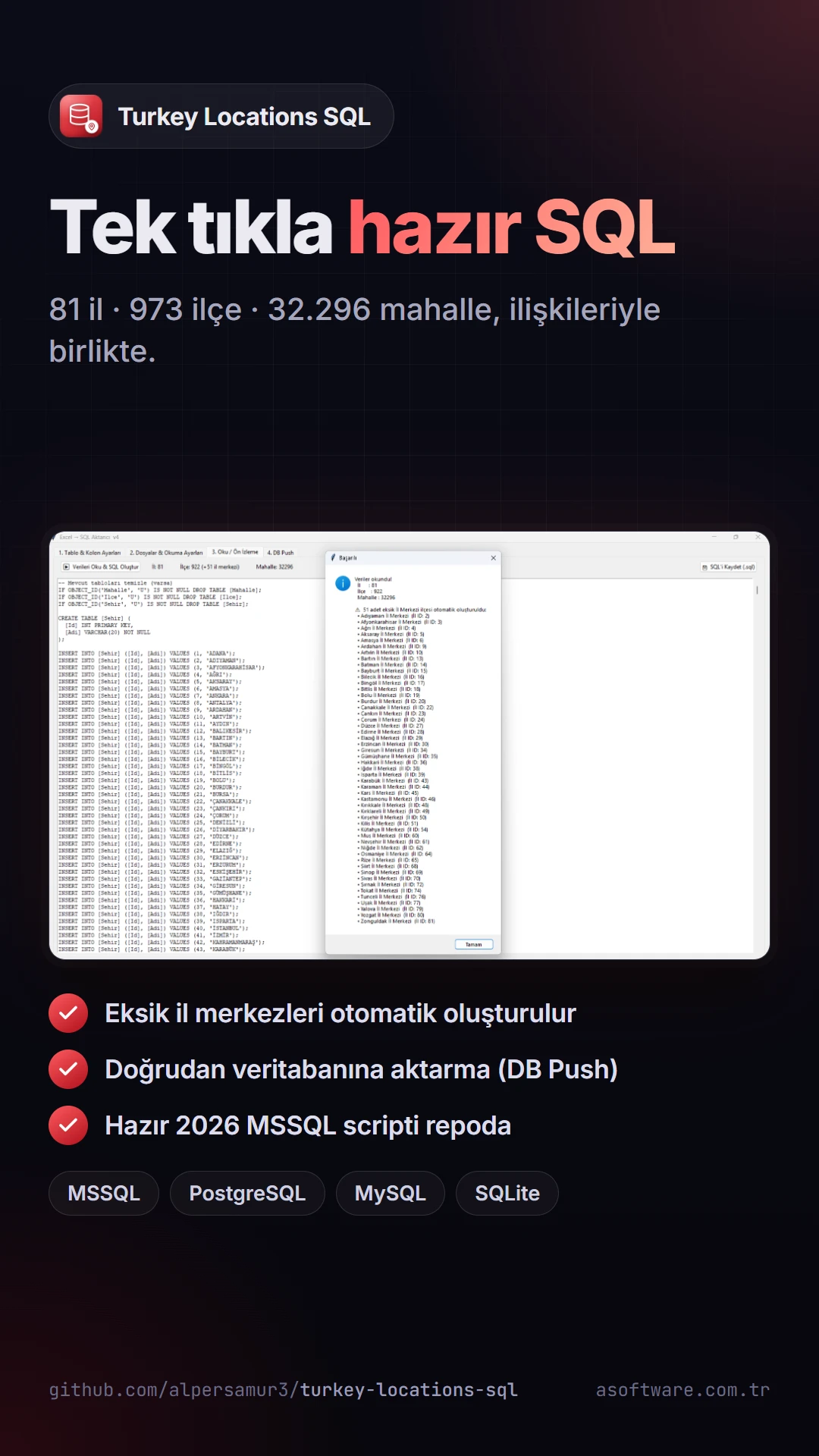 Turkey Locations SQL görüntü 3
