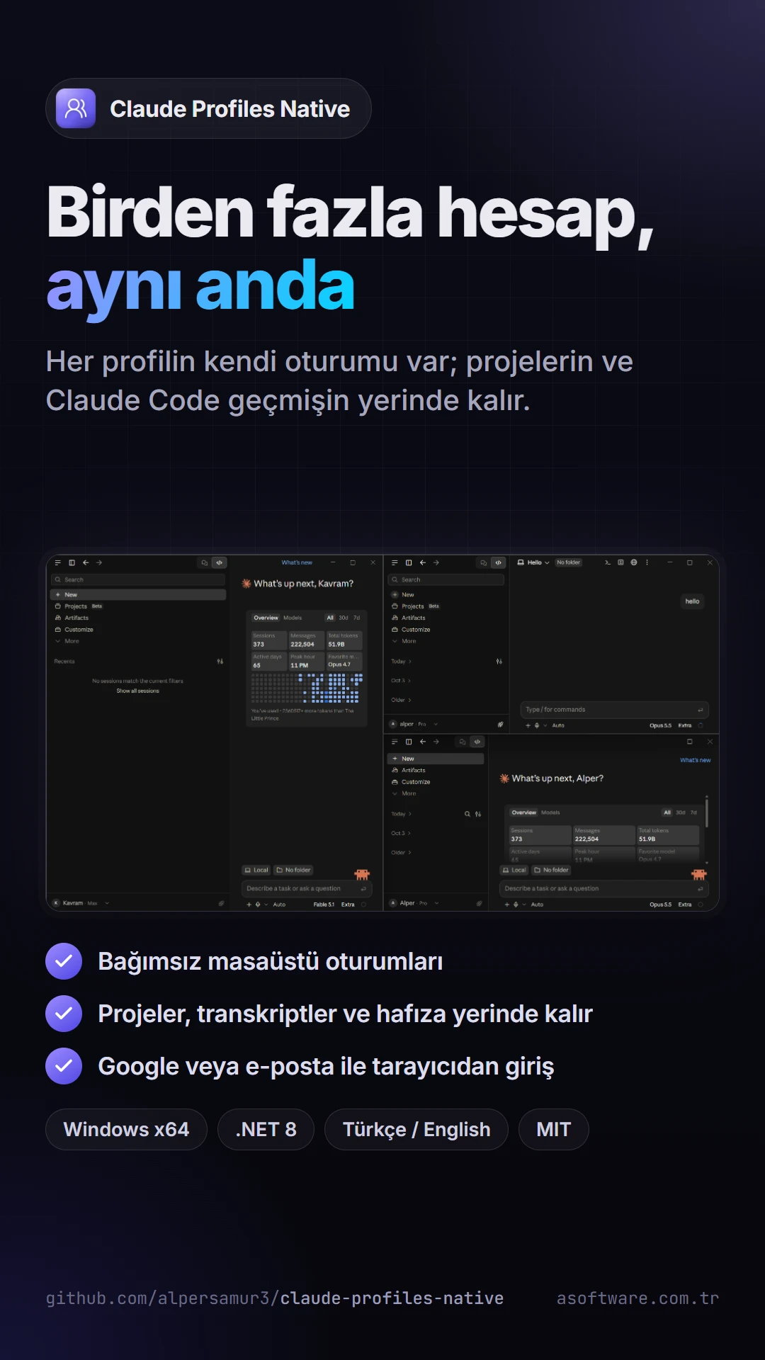 Claude Profiles Native görüntü 1